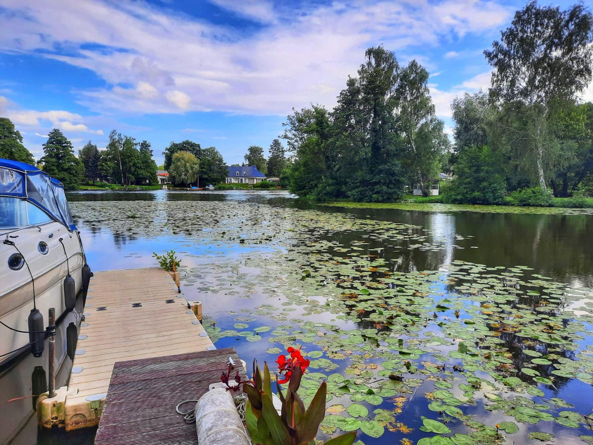 Ferienwohnungen Am Krossinsee Berlino Esterno foto