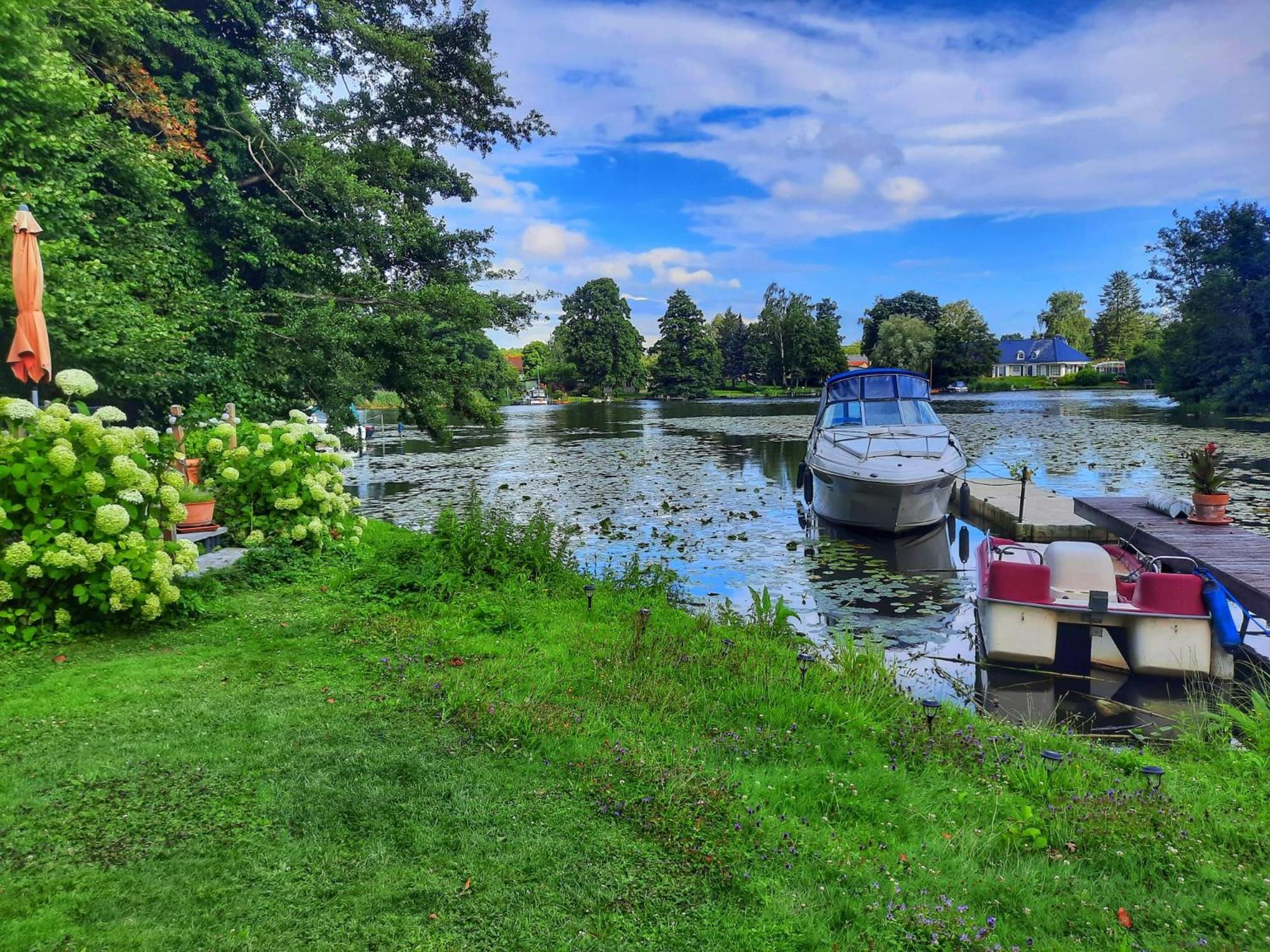 Ferienwohnungen Am Krossinsee Berlino Esterno foto
